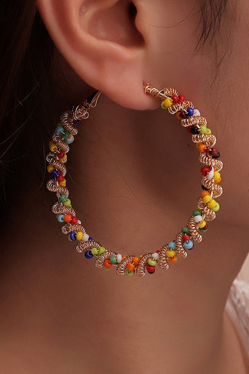Boucles d’oreilles colorées de style Boho Loop
